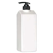 Load image into Gallery viewer, 1000 mL White Square Pump Bottle
